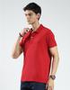MONTE CARLO Men's Regular Fit Polo T-Shirt for Men's Red (Pack Of 1)