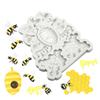 Bee Honeycomb Silicone Mold for Resin Soap Candle Making  Non-Stick Flexible Mold for Baking Chocolate Dessert Decoration