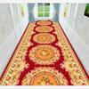 American Retro Luxury Corridor Long Mat, Durable Kitchen Hallway Floor Mat, Soft and Comfortable Balcony Runner Floor Mat, Staircase Entrance Long Mat