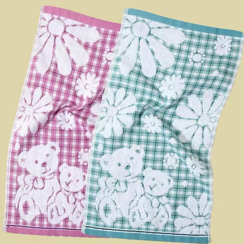 100% Cotton Face Towel Cloth Double Baby Cute Comfortable Soft Child Towel High Quality