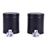 1Pc High Quality Pu Leather Flannel Mute Dice Cup Of Game Supplies With 5 Dices