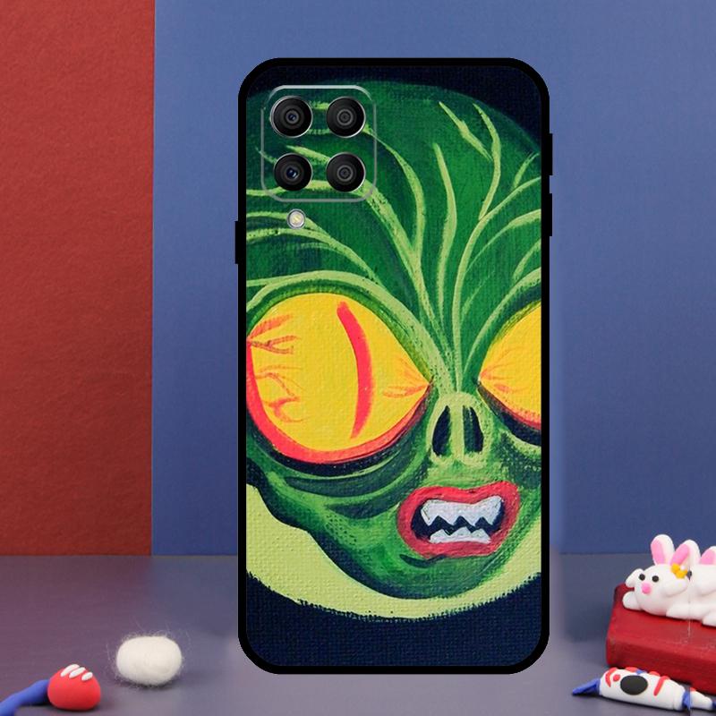 Alien Martian UFO For Samsung Galaxy M31 M51 M33 M13 M23 M53 M15 M55 M14 M34 M54 M20 M30s M32 M52 Phone Case