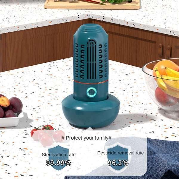 Capsule and Vegetable Cleaner Machine - Kitchen Food Washing for Home Use