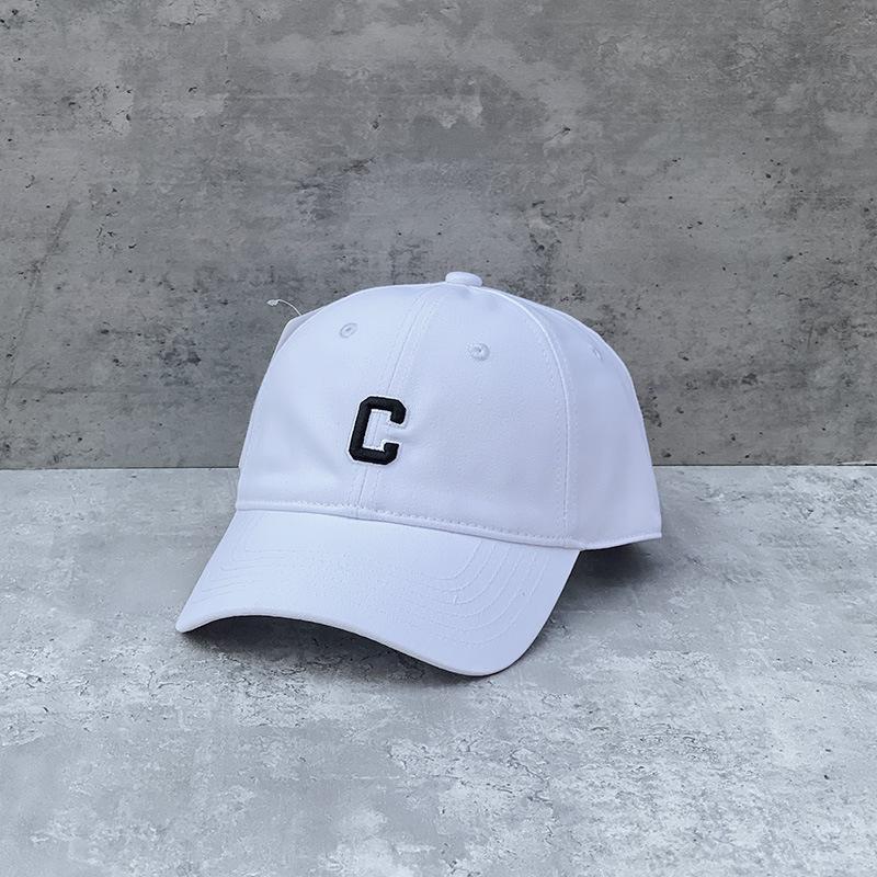 Cotton Thin C Letter Embroidery Soft Top Baseball Cap Men And Women Spring And Summer Casual Versatile Shopping Cap