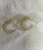 [USED] Avery Knot Hoop Earrings AVEC NEW YORK