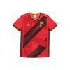 adidas Maglia Sportiva a Maniche Corte da Casa Edizione Fan della Nazionale Belga Uomo Top Rosso Collegiale EJ8546