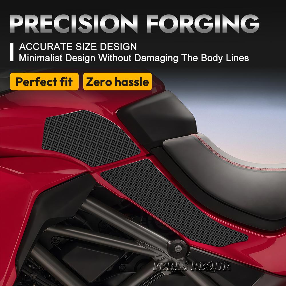 Silicone Gas Tank Pad Non-Slip Anti-Scratch Protector for Ducati multistrada 1200 2015-2018 Motorcycles