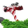 Plush Duck Dog Toy Indestructible Stuffed Animal Squeaky Toy Rope Knot Chew Toy for Aggressive Chewers Puppy Teething And Fetch Play