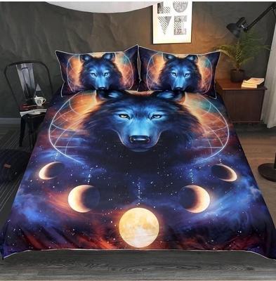 Wolves God 3D Bettwäsche Set Set USA King Queen Double Full Twin Einzelgröße Bettwäsche Set