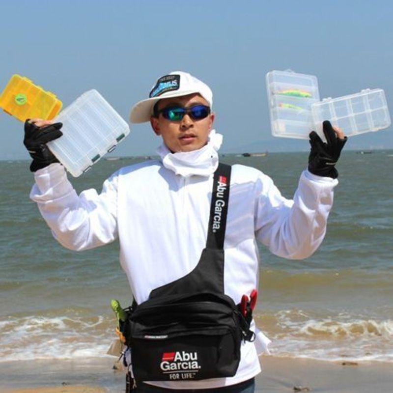 Garcia Fishing Tackle Bag Waterproof 600d Nylon Durable Outdoor Waist Bag**