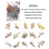30pcs/set Waterproof PET Plant Flower Theme Stickers For DIY Crafts Scrapbook Photo Notebooks Album Decoration