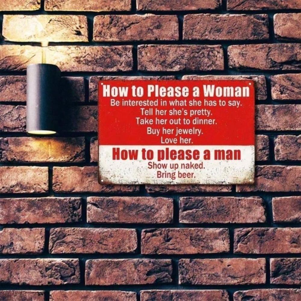 Metal Poster 8x12 Cm Wall Decor for Garage Retro Humor Wine Cellar