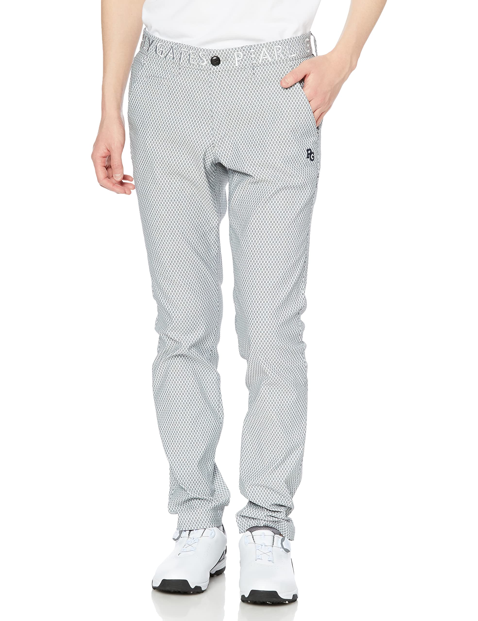 

long pants watch chambray Golf chambray 5 [Pearly Gates] Men s (black pattern/floret pattern) / / 053-3131303 020_floret [L]