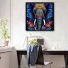 New Arrival 5D DIY Full Circle Diamond Painting "Colorful Elephant" Embroidery Cross Stitch Home Decor Gift