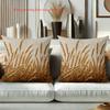 1 pillowcase 2D flat printing Wheat Ear Pattern 2D Printed Cushion Covers Polyester pillowcase sofa decorative cushion cover