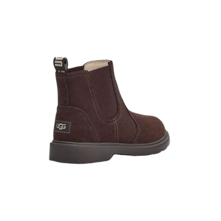 UGG Kids  Suede Borden Elastic Non-Slip Low Chelsea Boots Kids Boots Brown 1120948T-STSD