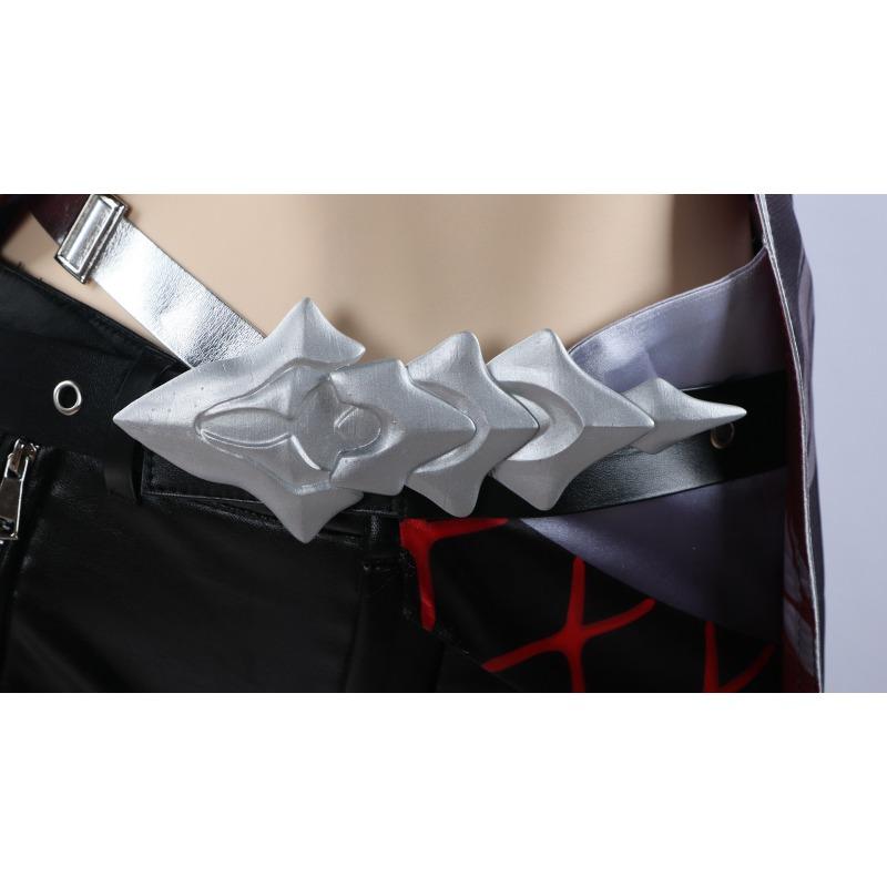 Acheron Cosplay Game Honkai Star Rail Acheron Red Costume Dress Wig Shoes Full Set Women Role Play Carnival Party Clothes