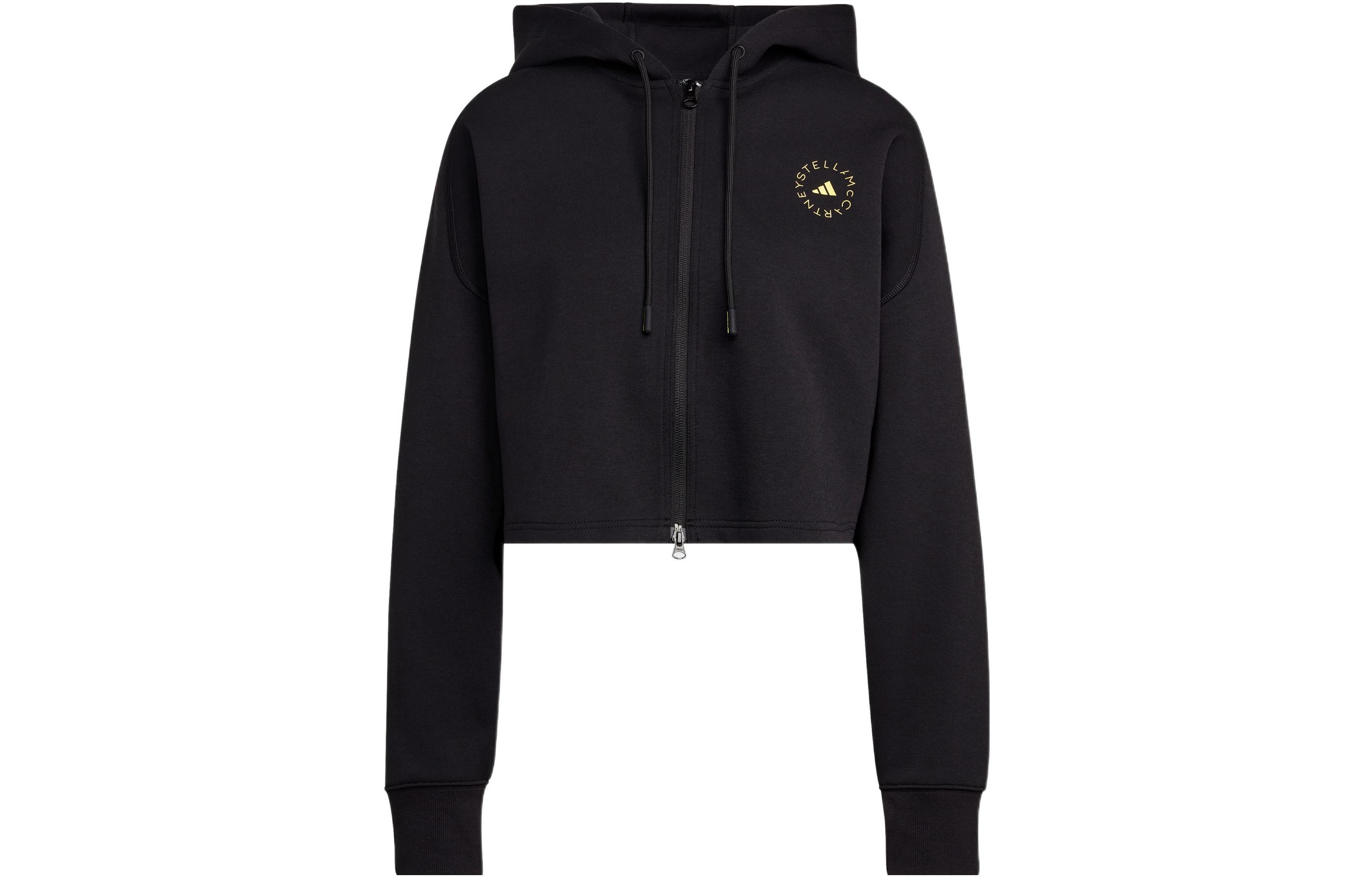 adidas By Stella McCartney Cropped Hoodie Black HG1946 L