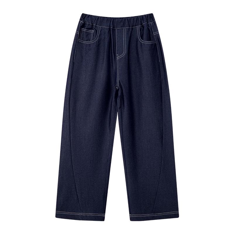 Girls  Cool Sun Protection Tencel Denim Pants 140