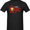 Jonny Music and Quest Fashionable and Comfortable Men's Short-Sleeved Shirts Round Neck T-Shirts Black