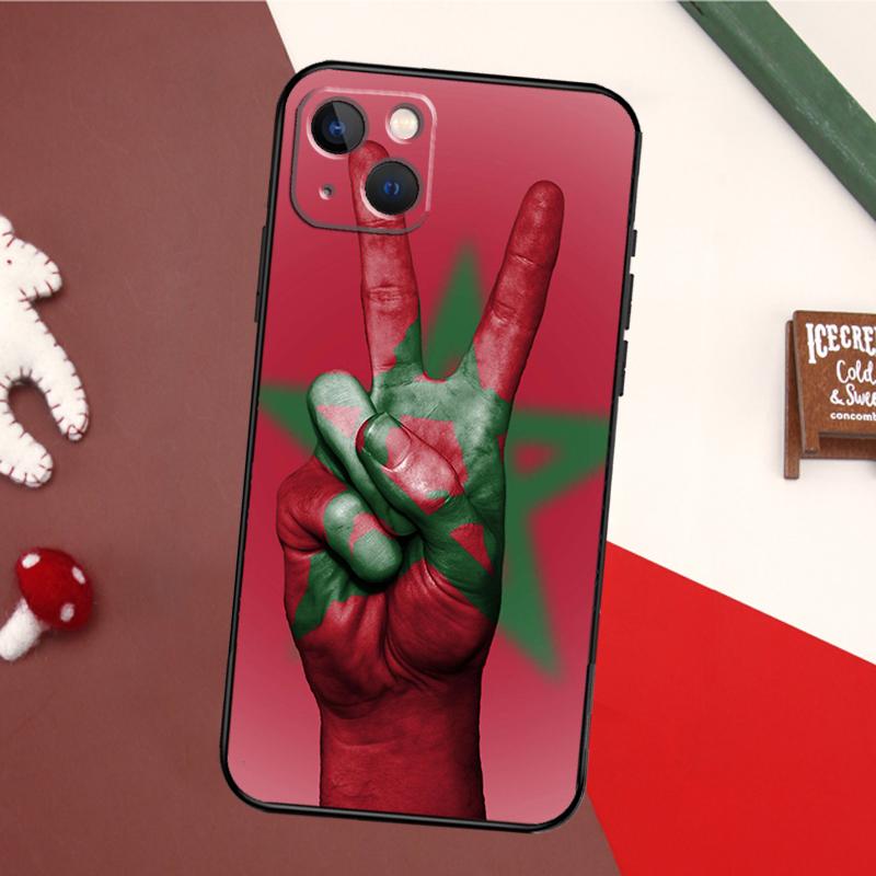 Morocco Flag Case For iPhone 17 Pro Max 16 15 14 13 11 12 Pro Max mini 15 16 Plus 16e 17 Air Back Cover