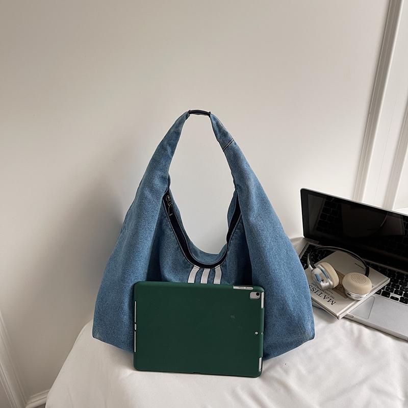 Women's Denim Crossbody Bag Large Capacity Tote Bag