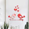 Branch Bird Love Acrylic Mirror Stickers Self-Adhesive Easy To Use 3D Wall Decorative DIY Sticker Home Decoration Accessories
