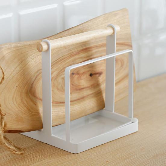 Porta Tagliere Moderno Robusto Antiscivolo Forte Portante Multifunzionale Piano di Lavoro Coperchio Pentola Tagliere Scolapiatti Organizzatore Cucina