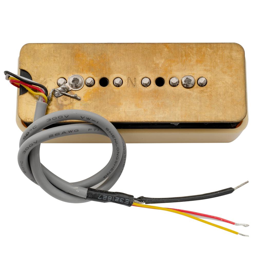 Wilkinson M Series Stacked P90 Single Coil Humbucker for Electric Guitar Cream Pickup, Size, SG/LP Necks,