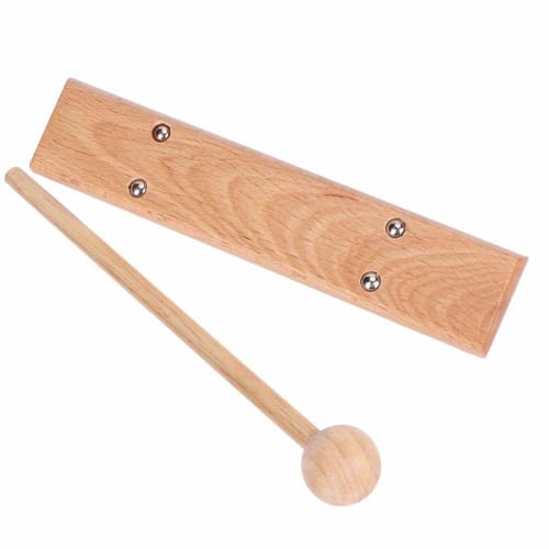 VGEBY Tree Chimes with Aluminum Sound Bar and Beech Wood Frame, Warm Atmosphere for Prayer, Yoga, and Energy Meditation, Single Tone Energy Chime