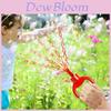 Colorful Five Claws Bubble Wand Toy With 32 Holes And Smiley Face Design