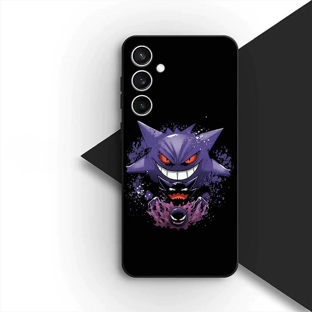 for Samsung Galaxy S20 S22 S21 FE Ultra Plus A07 A17 A15 A16 A25 A57 A37 Phone Case P-Pokemons GO Gengar P-Pikachus Psyduck