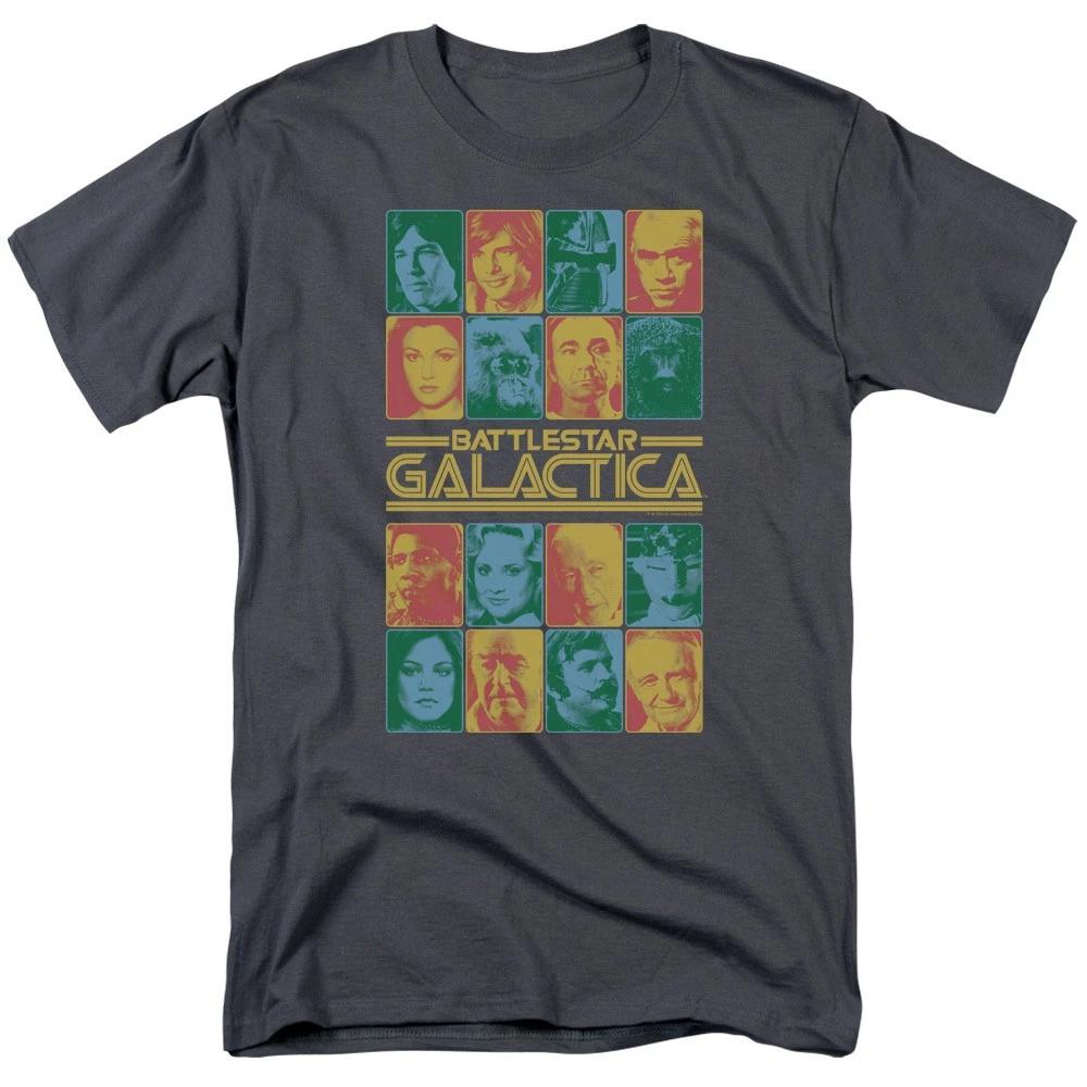 Battlestar Galactica - 35th Anniversary Cast - Unisex Children s T-shirt - Gray 130