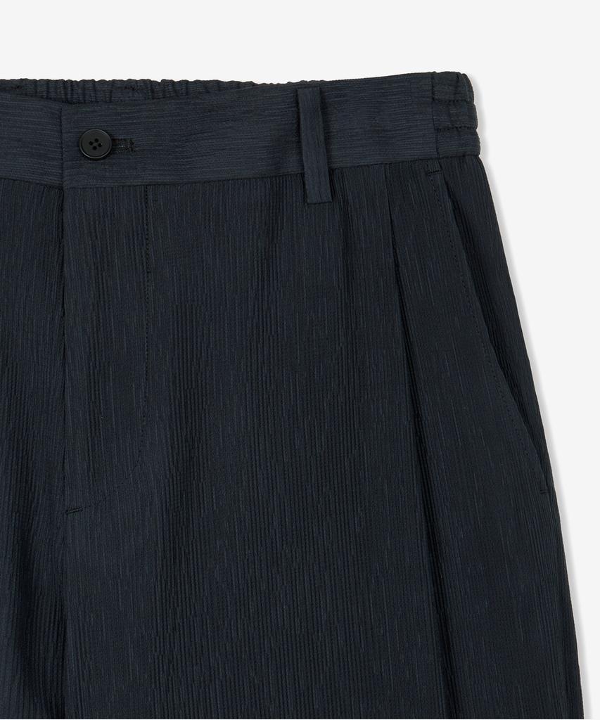 Tienjiti Kinoshita Seersucker Tapered Pants (Navy) Tnpa6E206N2