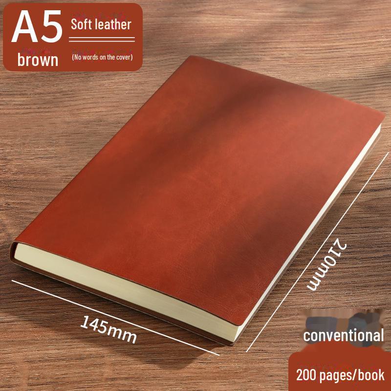 Deluxe-Business-Notizblock aus Kunstleder im A5/B5-Format mit individuellem Logo