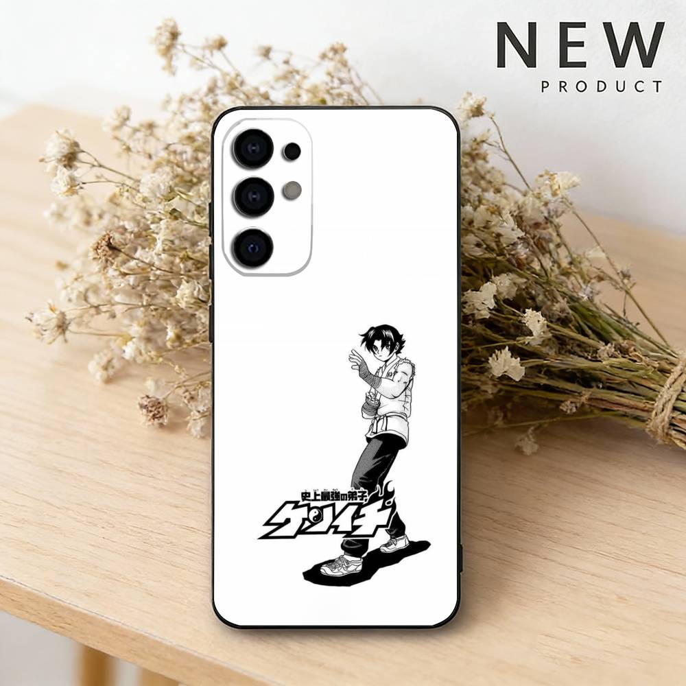 K-Kenichi – Der mächtigste Schüler – Handyhülle für Samsung S26, 25, 24, 23, 22, 30, 21, 10, 9, Ultra, Plus, Lite – Schwarze, weiche Hülle