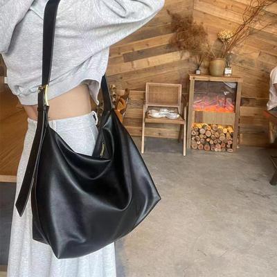 Spring Tote Bag Women Simple Fashion Commuter Bag Tide Soft Minimalist Crossbody Bag