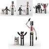 Hot Game Skibidi Toilet Vs Surveillant Building Blocks Abs Plastic, Toilet Man And Surveillant Designs, 100-200 Pieces