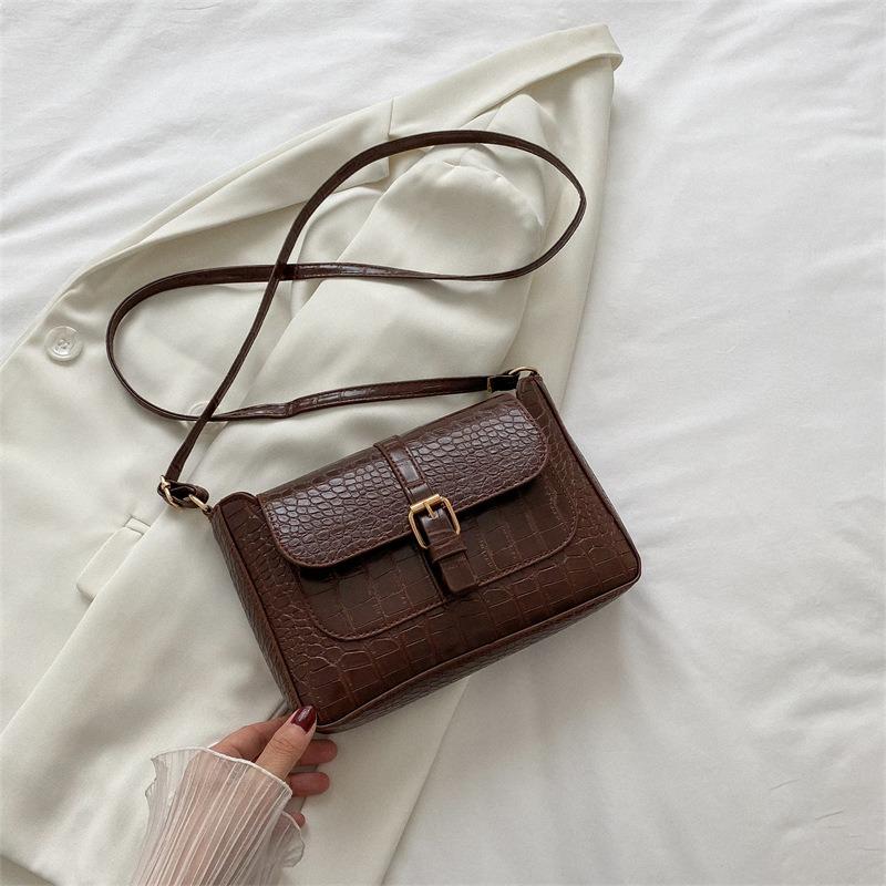 Bag Women's New Fashion Retro Small Square Bag Niche Texture Versatile Shoulder Bag Messenger Bag Trend