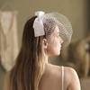 Decorative Fascinator Veil for Women 1920s Flapper Veil Headpiece Mesh Hair Clip  Tea Party Hat Headpiece Wedding