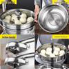 28CM Stainless Steel Multifunctional Steamer & Hot Pot with Double-Layer, Three-Layer & Single-Layer Soup Pot Options