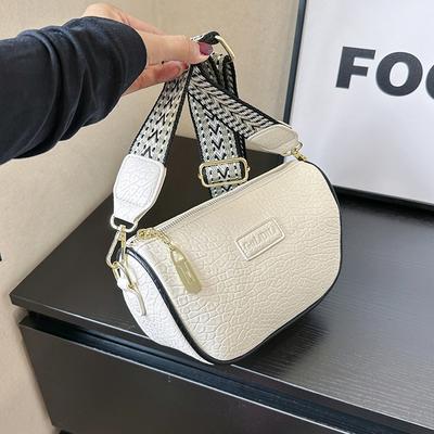 Solid PU Leather Shoulder Bag Fashion Designer Handbags Messenger Bags For Women Casual Crossbody Bags