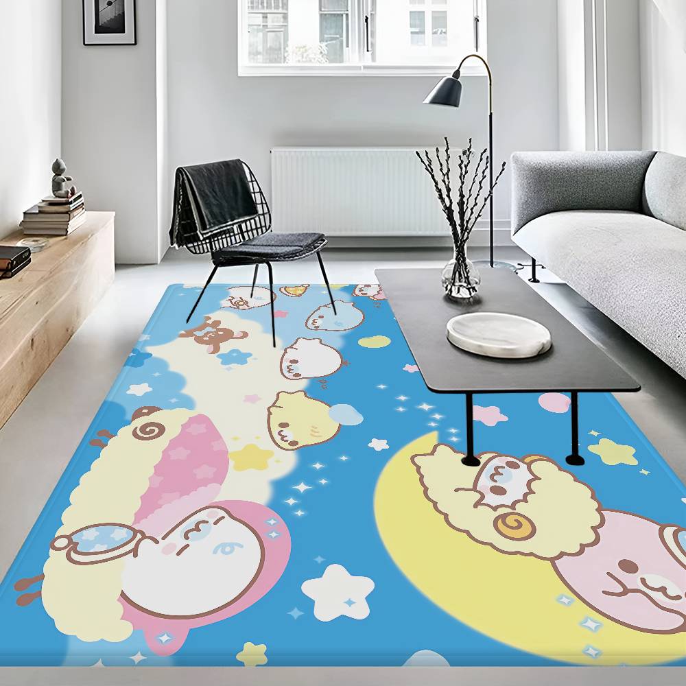 Cute Mamegoma Floor Mat INS Style Soft Bedroom Floor House Laundry Room Mat Anti-skid Household Carpets