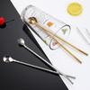 Long Twisted Straw Spoon Portable Stainless Steel Tea Scoop Bent Filter Colored Drinking Cocktail Coffee Stirring Spoons