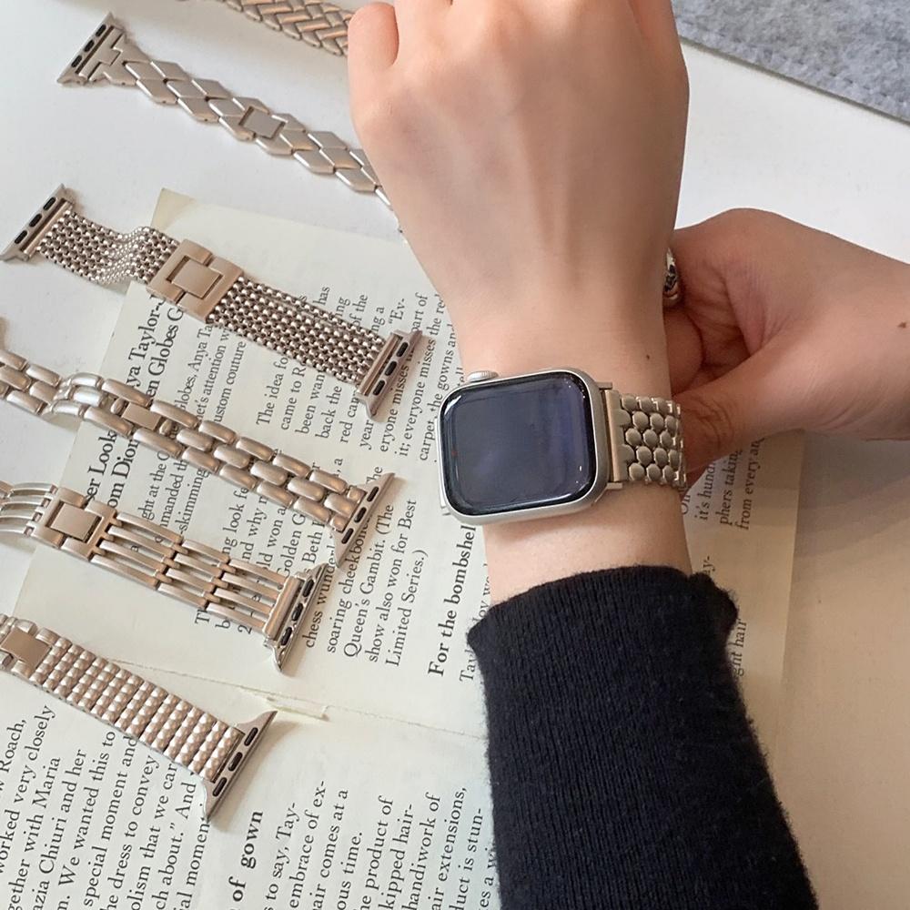 Luxury Stainless Steel Starlight Bracelet For Apple Watch Ultra 3 49mm Band for iWatch 11 10 9 8 7 6 se 46mm 41 45mm 40 38 42 44