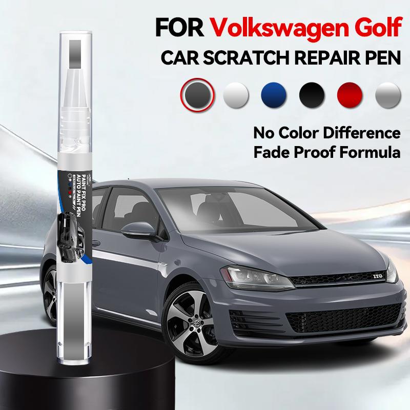 

For Volkswagen Golf 1974-2025 A2 A3 A4 A5 A6 A7 A8 Paint Repair Brush Touch Up Scratch Remover DIY Auto Accessories Black White