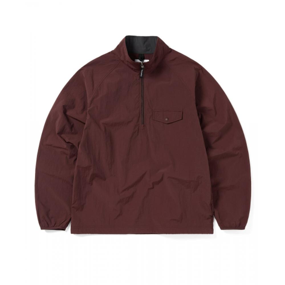 Thisisneverthat Half Zip Sports Pullover Burgundy S