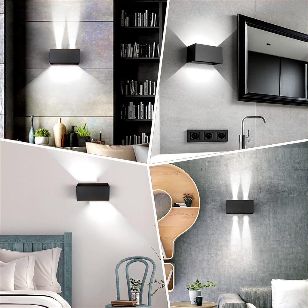 Lightess LED Entryway Light, Porch Light, Waterproof and Rainproof, IP65, IndoorOutdoor Use, DIY Angle Adjustable, Wall Lamp, Bracket Light,