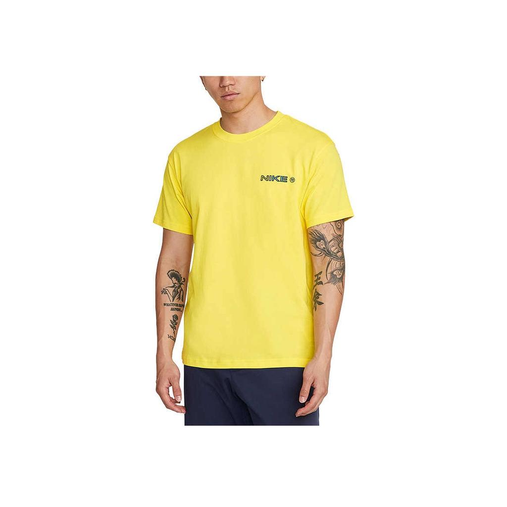 New Nike T Shirts Men's Yellow DR7762-765