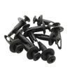 50Pcs/Set 8mm Rivet Retainer Plastic Car Fastener Clip Auto Bumper Fender Push Type Fixing Clips for Nissan Livina TIIDA Sylphy